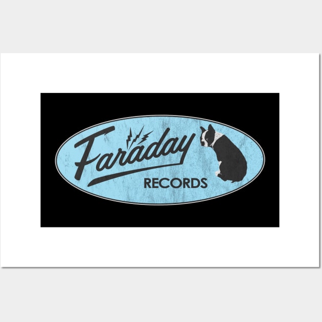 Faraday Records Dog Wall Art by ShredBeard